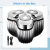 Chewtoyo Men'S Rechargeable Pocket Shaver, Mini Zinc Alloy Shaver, Electric Portable Travel, Grooming, Ipx7 Waterproof view 4