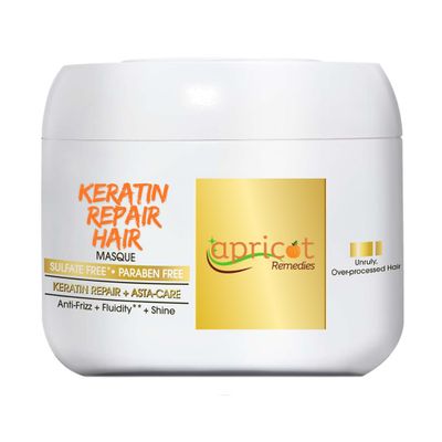 APRICOT REMEDIES Keratin Repair Hair Masque Paraben-Free Deep Conditioner | 200ml