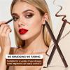 24 HR Waterproof Eyeliner Duo Sharpenable Eye Pencil, Chocolate And Plum Eyeliner Duo, 2 in 1 Eye Liner and Eyebrow, Smudge Proof, Long Wear, Waterproof, Smooth & Easy to Color (Chocolate* 2) view 4