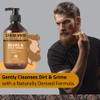 AM Attar Mist Beard & Face Wash - Sandalwood Scented - Gently Cleanses, Stops Itching & Flaking, Hydrates Dry Skin - Naturally Derived Aloe Vera, Galangal, & Orange Peel - 6.76 fl oz view 2