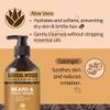 AM Attar Mist Beard & Face Wash - Sandalwood Scented - Gently Cleanses, Stops Itching & Flaking, Hydrates Dry Skin - Naturally Derived Aloe Vera, Galangal, & Orange Peel - 6.76 fl oz view 4