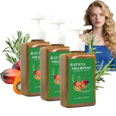 Batana Oils Shampoo, Batana Oil Hair Growth Shampoo, With Extract,Nourishes, Revitalizes, And Leaves Hair Smooth And Voluminous (3pc)