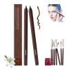 Chocolate And Plum Eyeliner Duo, 24 HR Waterproof Eyeliner Duo Sharpenable Eye Pencil, 2 in 1 Eye Liner and Eyebrow, Smudge Proof, Long Wear, Waterproof, Smooth & Easy to Color (Bronze* 2) view 1