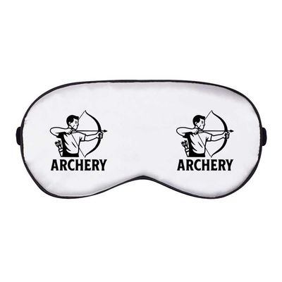 Azeeda 'Archery Hobbyist Shooting A Bow and Arrow' Sleep/Travel Eye Mask (EY00033500)