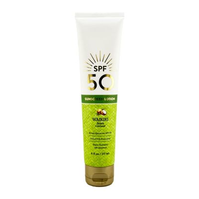 Bath and Body Wakiki Beach Coconut SPF 50 Sunscreen Lotion - 6 Fl OZ