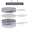 78 Pcs 2 oz Metal Tins With Lids, Salve Tins With Lids, Aluminum 2 oz Tin With Lid for Salve, Lotion Bars, Balms, Spices or Beard Balm view 4