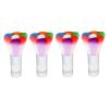 4pcs Nail Art Dust Remover Brush, Multifunctional Nail Art Dust Cleaner Brush, Soft Nail Dust Brush with Rhinestone, Makeup Brush for Manicure and Loose Powder Application view 2