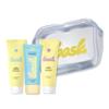 Bask Sunscreen Carry-on Kit: Travel Size Gift Set Bundle with Beach and Travel Pouch | SPF 30 & 50 Sheer Moisturizing Lotion, Daily Invisible Gel SPF 40 Face Sunscreen, & Convenient Travel Pouch view 1