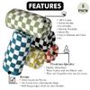 5 Pack 13 x 29 Inch Decorative Face Towels and Hand Towels, 100% Cotton, Ultra-Soft, Highly Absorbent, with Stylish Checkered Pattern Perfect for Bathroom, Kitchen, Pool, Yoga, Travel, and Gym. view 4