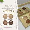 Beau Pur Corrective Contour PaletteCurated Cream & Powder Shades for All Face Shapes and Skin Tones - Sculpt & Define - Optimized, Travel-Friendly - Pure, Cruelty-Free, Made in USA (Dark) view 2