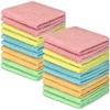 20 PCS Washcloth Towel Set 100% Cotton Soft Wash Cloths for Face & Body 11"X11" view 1