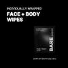 BARE Wipes 20 Pack - Portable Face and Body Wipes - Post Workout, Travel, Late Night, Pre Meeting - Powered By Tea Tree, Chamomile, Vitamin E, Aloe view 2