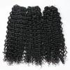 100% Human Hair Knotless Pre-Separated Crochet Hair Feather Crochet Human Hair Extensions With String In The Middle For Braids Water Wave 22inch 240g view 2