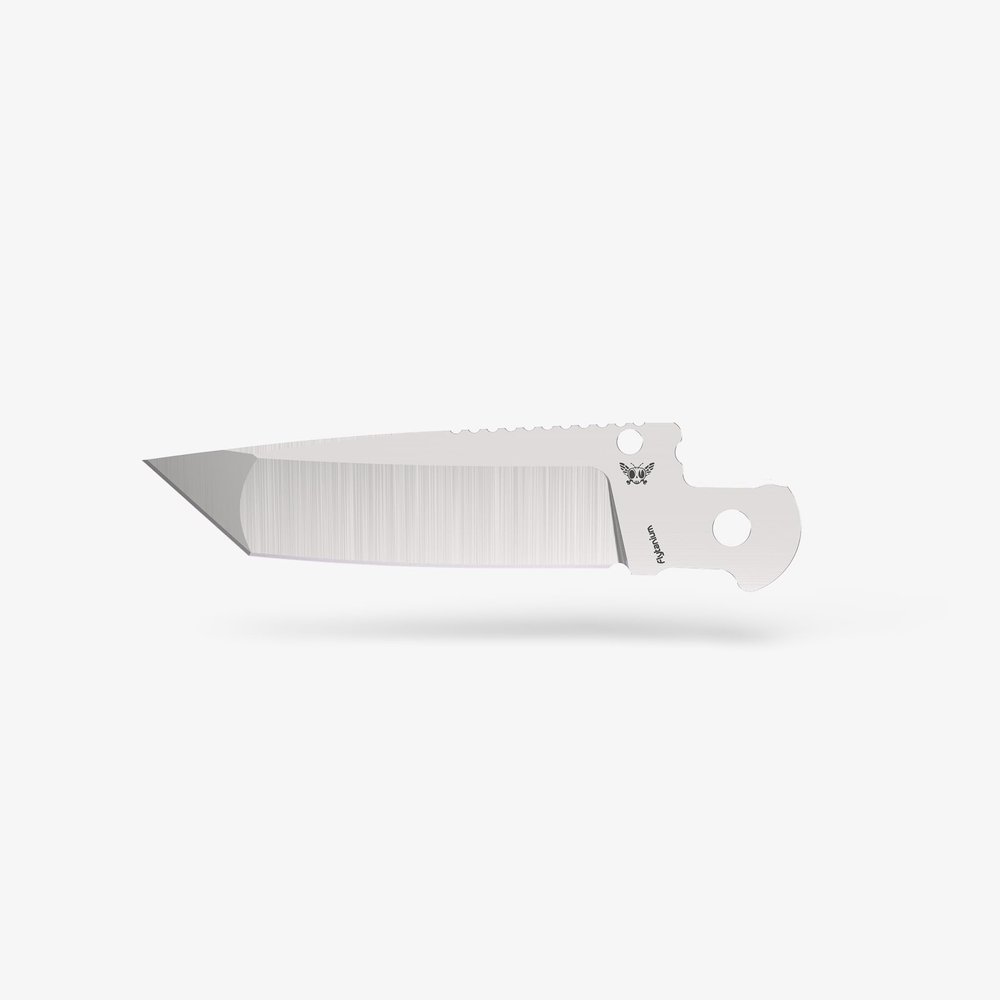 Flytanium Arcade 20CV Tanto Blade  Replacement Blade for Arcade, including Lite & Pro Models  CPM 20CV Steel, Hollow Grind, Aggressive Tanto Shape  Includes Shark-Lock (No Spring) (Satin)