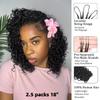 100% Human Hair Knotless Pre-Separated Crochet Hair Feather Crochet Human Hair Extensions With String In The Middle For Braids Water Wave 22inch 60g(refill pack) view 4