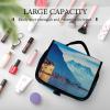 FodPand Lake Geneva Switzerland Toiletry Bag Travel Portable Cosmetic Pouch Makeup Hanging Wash Bag Spacious Cosmetic Pouch view 4