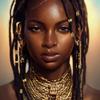 100PCS Gold Hair Jewelry for Braids Clips Style Dreadlock Hair Accessories cuffs Non-Piercing Ear Clips Loc Beads Hair Decoration (Gold) view 2