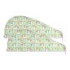 Gugusary Cute Sheep 2Pcs Coral Fleece Rapid Drying Hair Towels with Button Super Absorbent Lightweight Hair Wraps for Women and Soft Comfortable Head Towels view 2