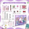 Makeup Advent Calendar 2025, 24 Days Christmas Countdown Beauty Make Up Advent Calendar for Teen Girls Women, Xmas Calendario De Adviento Cosmetics Vacation Surprise Makeup Gift Full Kit, Cruelty Free view 3