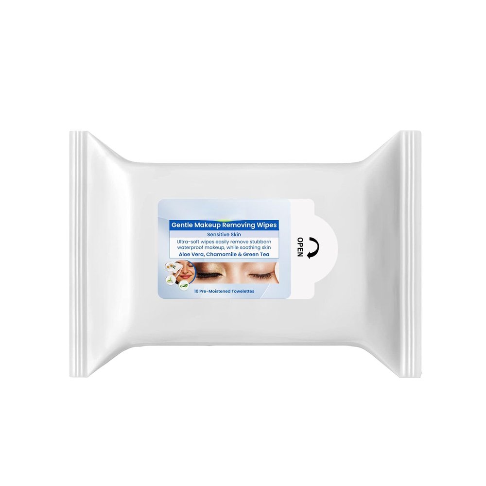 Gentle Makeup Remover Wipes Deep Cleansing Face Eye Lip Makeup Gentle Refreshing Non-Irritating Makeup Remover Wipes