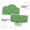Alipis 5pcs Exfoliating Body Scrubber Gentle Wood Pulp Bath Sponges for Shower Full Body Cleaning Quick Dry Travel-Friendly Skin-Friendly Back Washers view 3