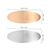 PRETYZOOM 4pcs Oval Metal Hair Barrettes for Women Elegant French Style Hair Clips with Smooth Polished Surface for Formal Occasions Weddings Holidays view 2