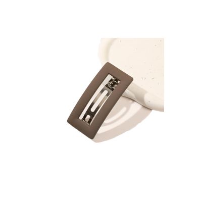 10 Pcs Vintage French Styling Hair Clips with Strong Hold Grip, 3.1 Inch Non-Slip Barrettes for Women Party, Decorative Accessories, Thick to Thin Hair (Dark Coffee-B)