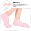 Zerodeko 3Pairs Moisturizing Socks for Dry Cracked Feet Elastic Skin-Softening Foot Covers Supple Socks for Repairing and Hydrating Women S Comfortable Wear view 4