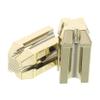SHERCHPRY 2pcs Gold Eyebrow Pencil Sharpener with Multi-Angle Flat Tip Auxiliary Tool for Precise Makeup Pencil Trimming Rust-Resistant Portable Cosmetic Sharpener for Eyebrow Eyeliner view 1