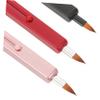 WRITWAA 3pcs Retractable Lip Brush with Cap for Women Portable Nylon Lipstick Applicator Makeup Tools in Pink Black Red Soft Bristles for Precise Lipstick Application Travel-friendly view 3