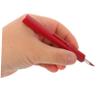 WRITWAA 3pcs Retractable Lip Brush with Cap for Women Portable Nylon Lipstick Applicator Makeup Tools in Pink Black Red Soft Bristles for Precise Lipstick Application Travel-friendly view 4