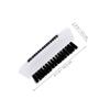 DEARMAMY 4pcs Double-sided Nail Cleaning Brushes with Handle Grip Soft and Coarse Bristles for Fingernail and Hand Scrubbing Non-slip Plastic Nail Scrubbers for Gentle Deep Cleaning and view 2