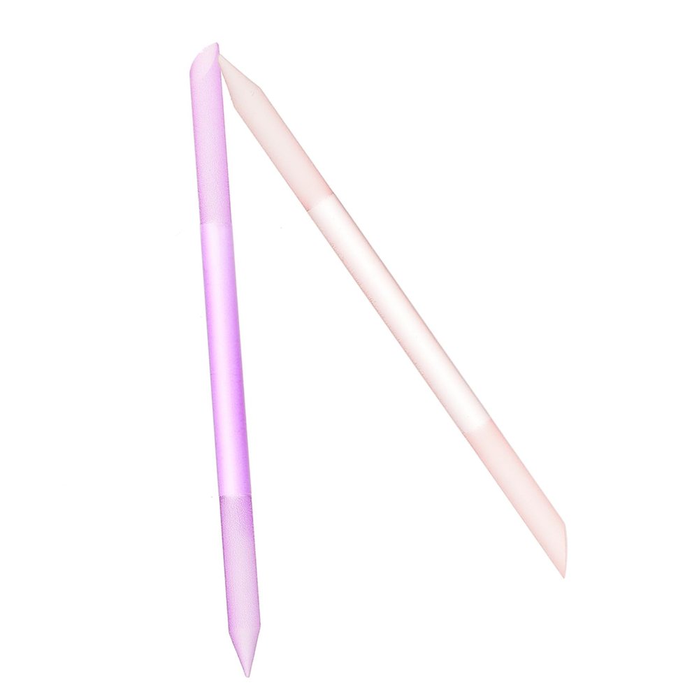 Alipis 2 pcs Portable Glass Nail File Travel Nail Buffers for Women Manicure Tools for Shaping and Smoothing Fingernails at Home Go