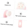 Beaupretty 5pcs Soft Bristle Facial Cleansing Brushes Detachable Head Deep Cleaning Face Wash Brush for Sensitive Skin Easy to Use Portable Beauty Tool view 4