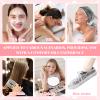 100Pcs Disposable Plastic Shower Caps for Women, Clear Large Elastic Waterproof Bath Caps, Individually Packaged Shower Cap for Hotel Travel, Deep Conditioning, Hair Care Cleaning Supplies view 4