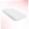 PartyKindom PU Spa Tub Bath Pillow with Strong Suction Cups Neck and Head Rest Cushion for Bathtubs Breathable Sponge for Relaxation and Support White view 3