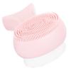 Luxshiny Double-Sided Soft Silicone Face Cleansing Brush for Women Manual Facial Exfoliator with Gentle and Firm Sides Deep Cleansing and Makeup Removal Tool Lightweight Portable Design view 1