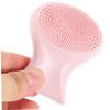 Luxshiny Double-Sided Soft Silicone Face Cleansing Brush for Women Manual Facial Exfoliator with Gentle and Firm Sides Deep Cleansing and Makeup Removal Tool Lightweight Portable Design view 2