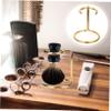 Alipis Metal Shaving Brush and Razor Stand Organizer for Men Bathroom Storage Rack Compact Beard Brush Holder Neat Wet Shaving Tool Rack Idea view 2