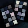 ASWRTYJO Black Smoked Eye Shadow Palette 15 Colors Neutral Makeup Shiny Pearl Sequins view 2