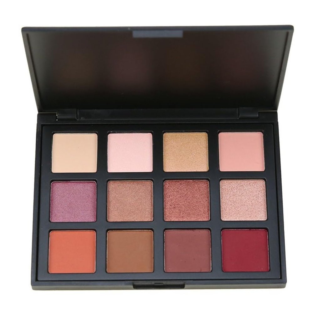 ASWRTYJO 12 Color Eye Shadow Plate Pearlescent Matte Makeup