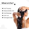 Derma Peptide- Stem Cell Hair Fall Control Shampoo | Paraben & Sulphate Free | Shampoo for Women & Men | Reduces hair fall and breakage | Improves Scalp health - 200 ml view 3