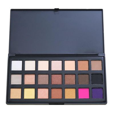 ASWRTYJO 21 Color Eye Shadow Plate Earth Smoke Makeup Bead Matte