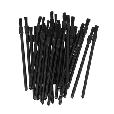 Alipis 100Pcs Disposable Lip Brush Portable Plastic Rod Makeup Applicator for Lipstick and Lip Gloss Mini Travel-sized Practical Kit for Professional and Home Use