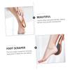 Alipis 2pcs Foot File Callus Remover Anti-Slip Handle Pedicure Scraper Hard Skin Remover for Feet Dead Skin Exfoliator view 4