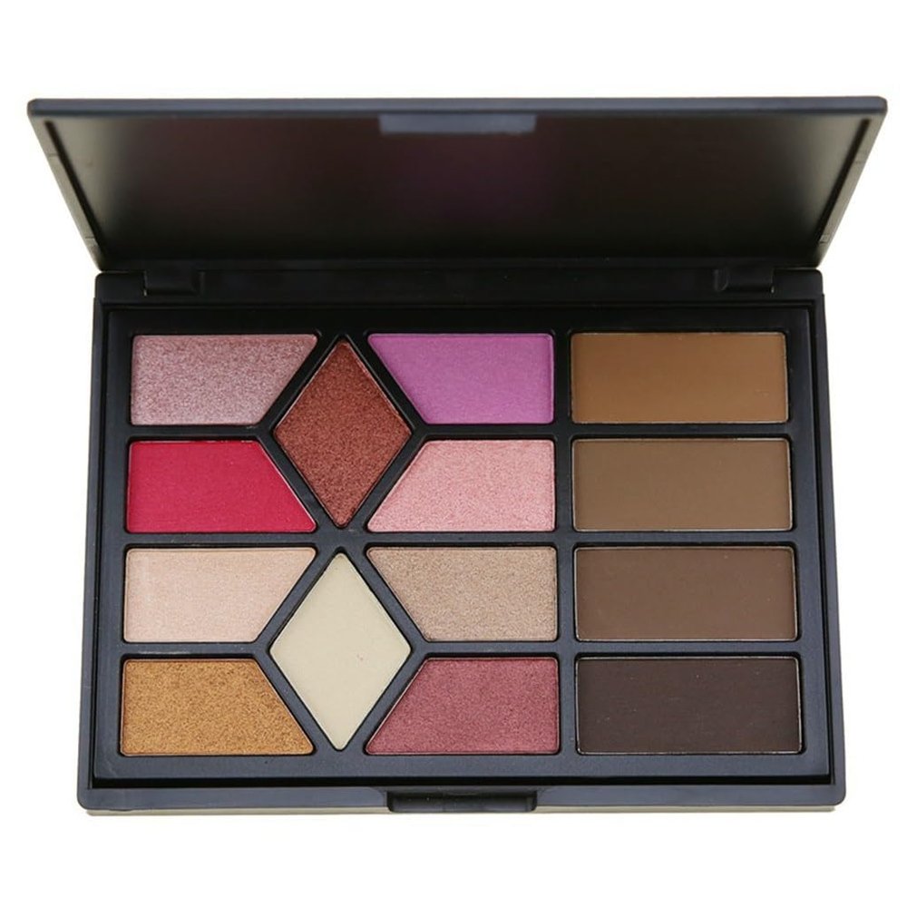 ASWRTYJO Pearlescent Eye Shadow Plate Color Makeup Smoked Matte 14 Set