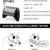 10B Series 1 Replacement Foil & Cutter Compatible with Braun Series 1 Replacement Head for Braun Series 1000/2000 Electric Razors for Shaver 180 190 1735 1775 5728 5729 170S view 2