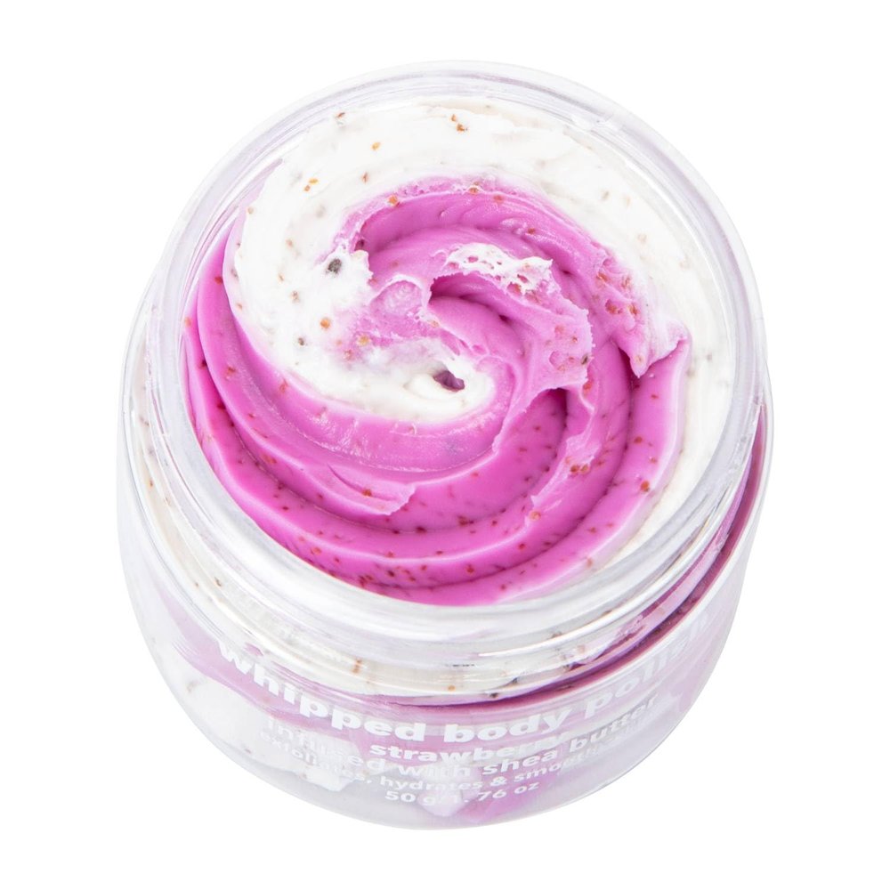 Strawberry whipped body polish