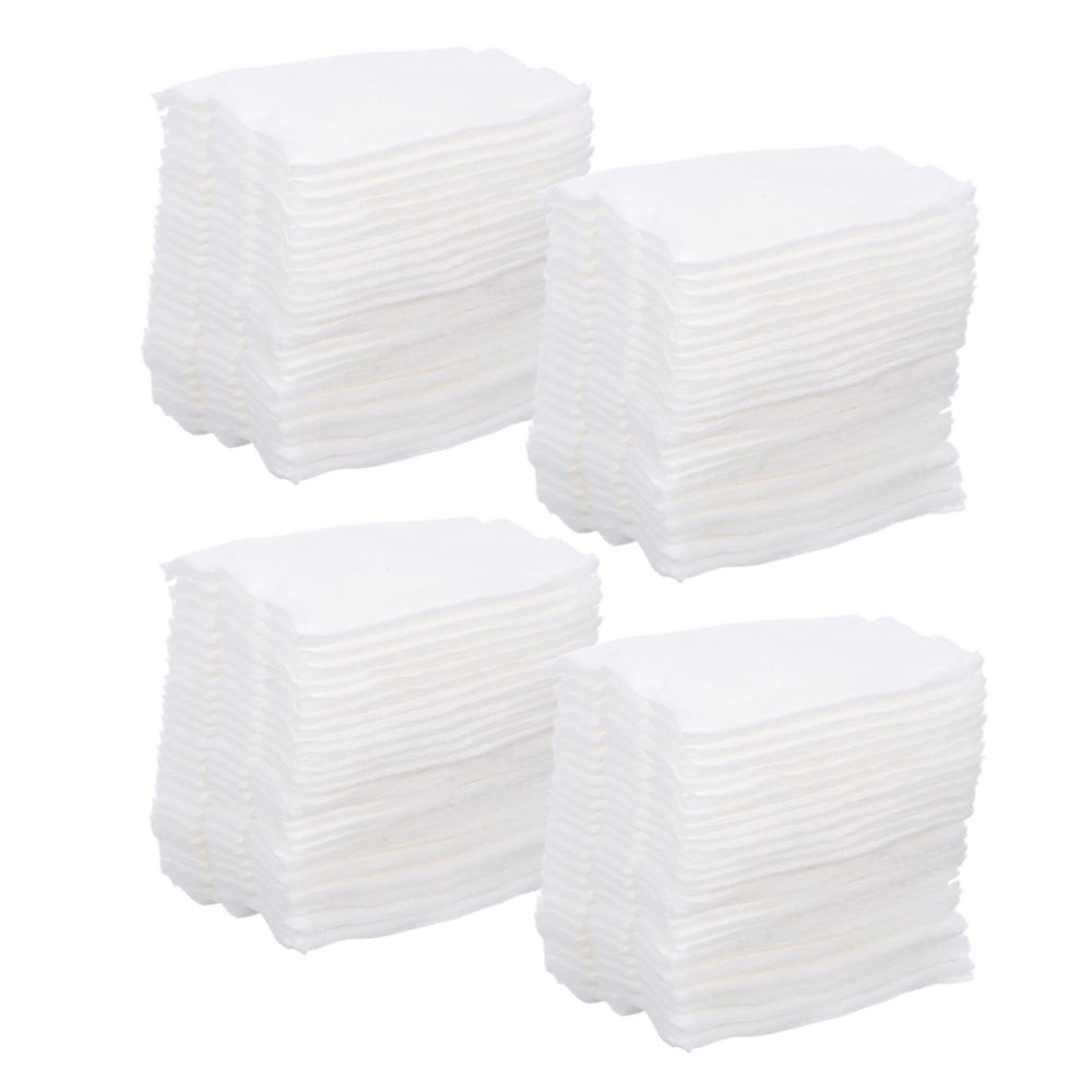 STOBAZA 220pcs Thick Double-Sided Facial Cotton Pads with Storage Bag Skin-Friendly Makeup Remover Pads for Women Soft Cosmetic for Toner Cleansing and Makeup Removal
