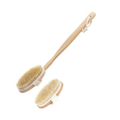 Alipis 2 Pcs Detachable Bathing Massage Brushes with Long Handle and Handheld Soft Bristles for Deep Back Exfoliation and Skin Cleansing Practical Bathroom Scrubbers for Adults